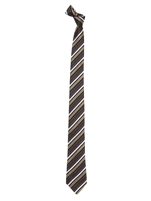 brown::beige microfiber tie - 15173704 - Standard Image - 1
