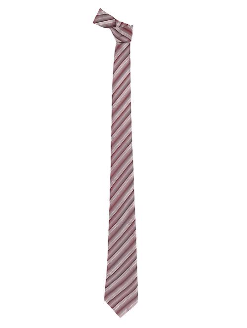 maroon::white microfiber tie - 15173707 - Standard Image - 1