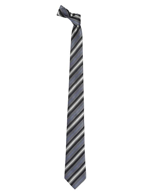 grey::black microfiber tie - 15173709 - Standard Image - 1