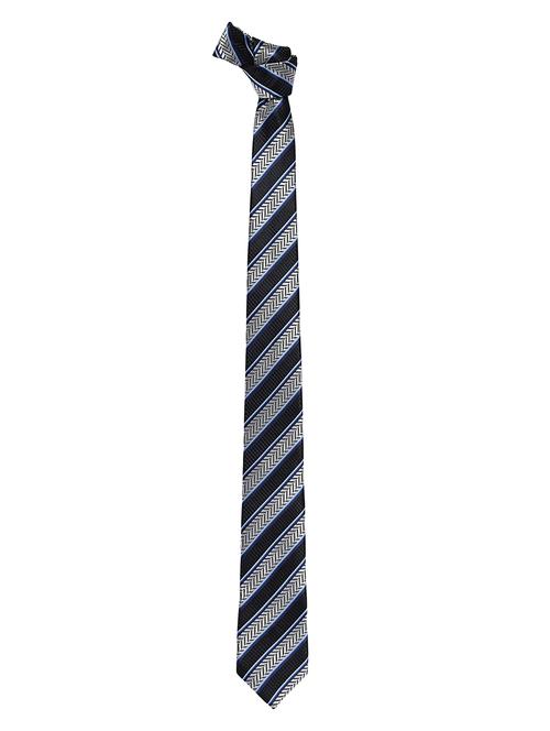 black::grey::blue microfiber tie - 15173713 - Standard Image - 1