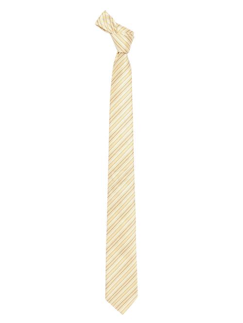yellow::cream microfiber tie - 15173730 - Standard Image - 1