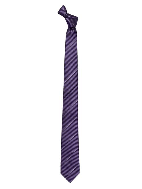 purple microfiber tie - 15173742 - Standard Image - 1