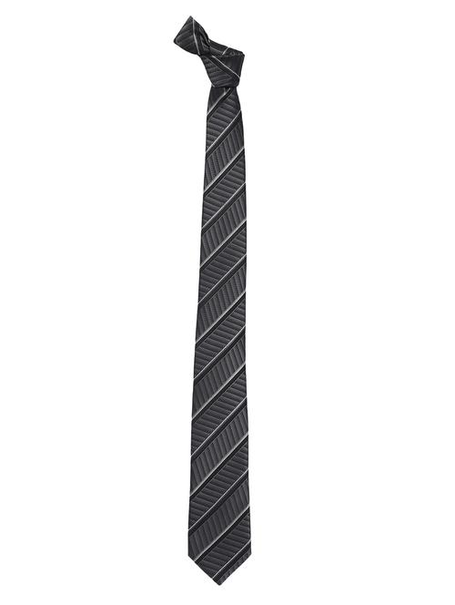 black::grey microfiber tie - 15173750 - Standard Image - 1