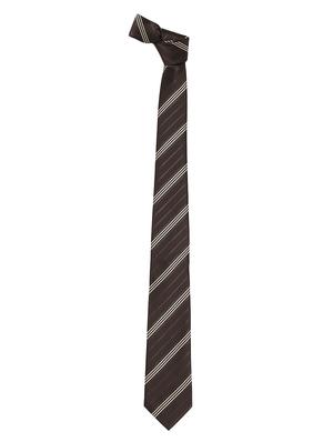 brown::beige microfiber tie - 15173760 - Standard Image - 1