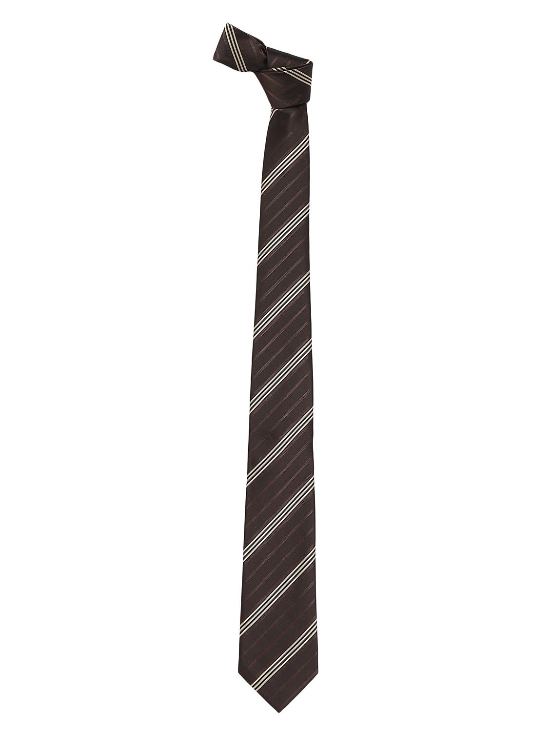 brown::beige microfiber tie - 15173760 - Zoom Image - 1