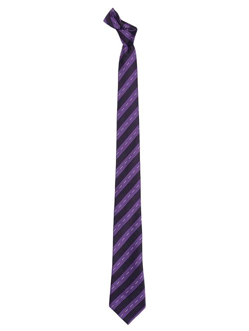black::purple microfiber tie - 15173763 - Standard Image - 1