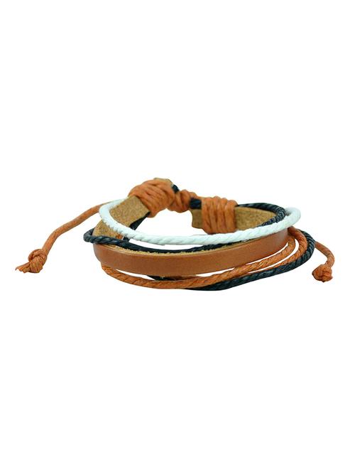 brown leather bracelet - 15173770 - Standard Image - 1