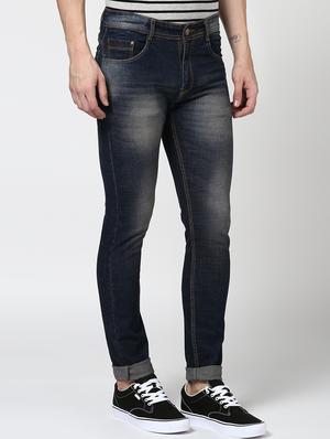 blue denim washed jeans - 15175244 - Standard Image - 2