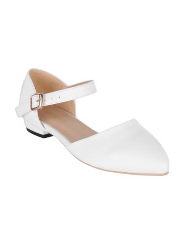 white ankle strap sandals - 15175359 - Very Small Image - 1