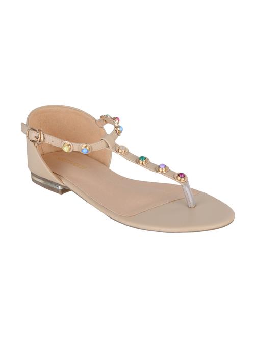 beige closed strap sandal - 15175362 - Standard Image - 1