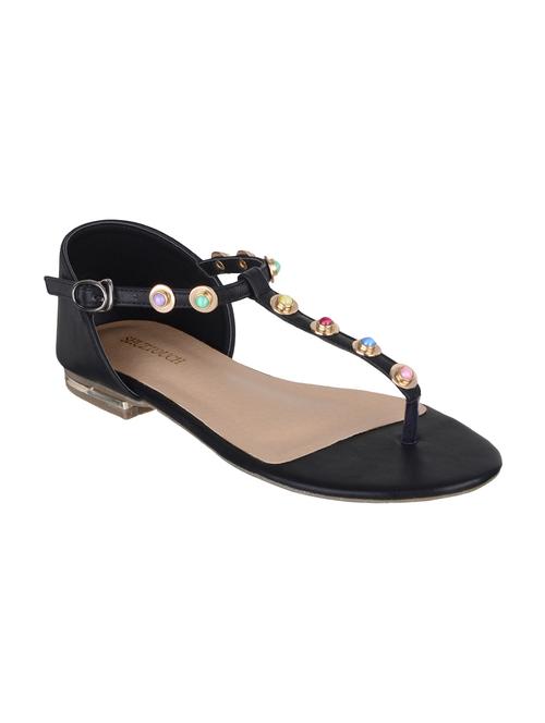 black closed back sandal - 15175363 - Standard Image - 1