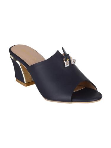 navy mules sandal - 15175382 - Very Small Image - 1