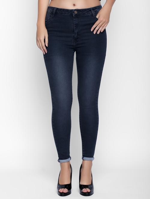 dark blue denim jeans - 15175415 - Standard Image - 1