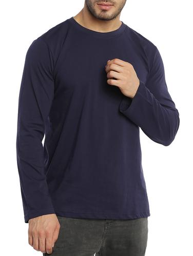 navy blue cotton t-shirt - 15175540 - Very Small Image - 1