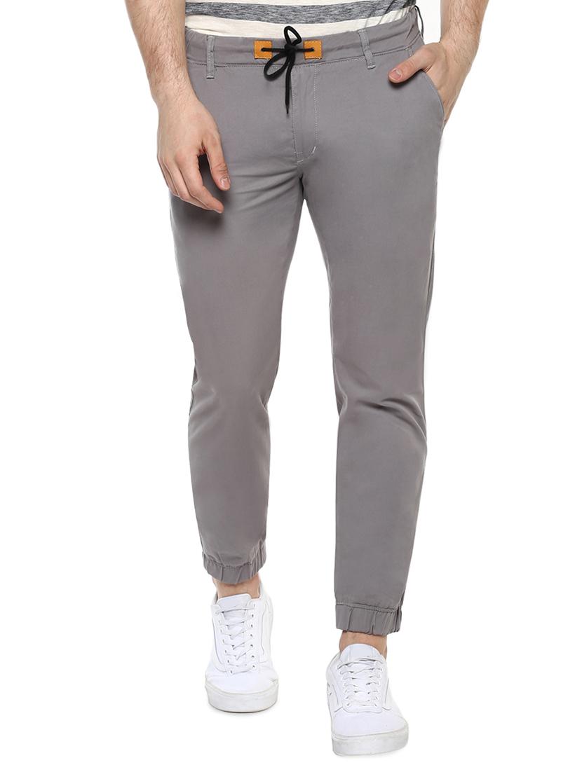 grey cotton joggers - 15175557 - Zoom Image - 1