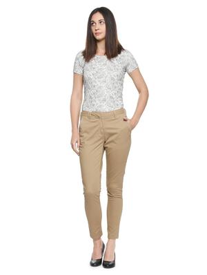 brown cotton chinos - 15175934 - Standard Image - 3