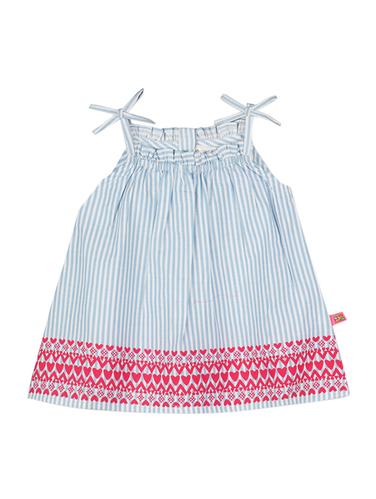 blue cotton frock - 15176346 - Very Small Image - 1