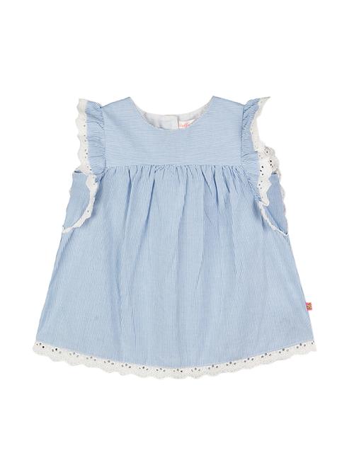 blue cotton frock - 15176353 - Standard Image - 1