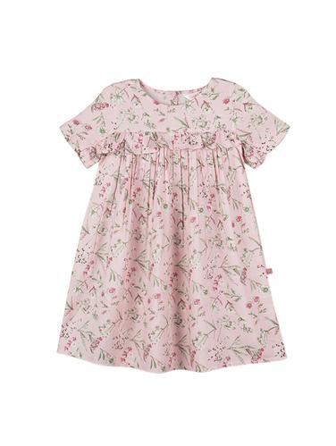 pink rayon frock - 15176355 - Very Small Image - 1