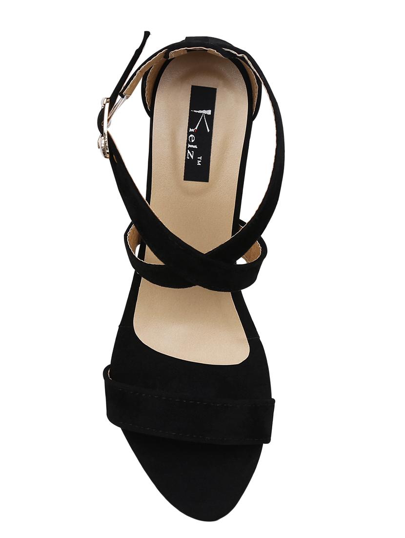 black suede closed back sandals - 15176482 - Zoom Image - 4