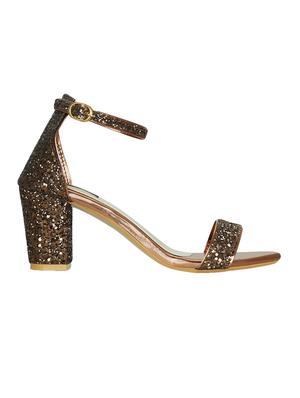 copper ankle strap sandal - 15176485 - Standard Image - 2