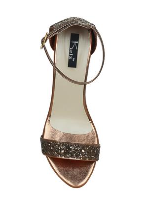 copper ankle strap sandal - 15176485 - Standard Image - 4