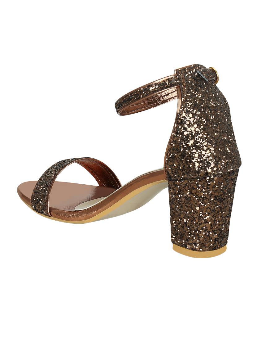 copper ankle strap sandal - 15176485 - Zoom Image - 3