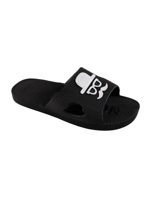 black Rubber slip on flip flop - 15176621 - Very Small Image - 1
