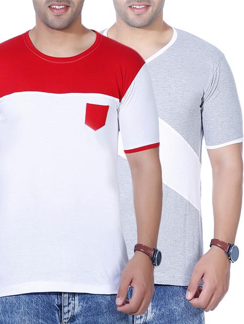 multi cotton combos tshirt - 15176678 - Very Small Image - 1