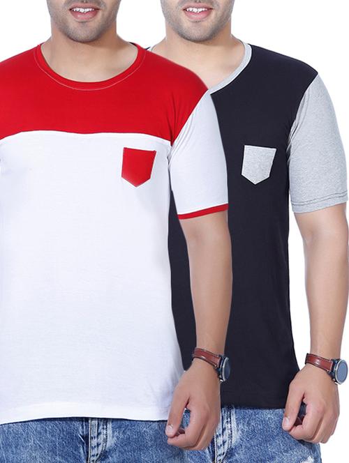 multi cotton combos tshirt - 15176690 - Very Small Image - 1