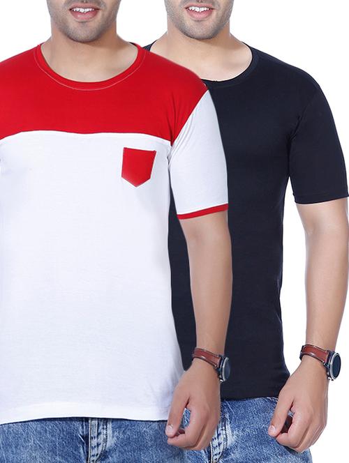 multi cotton combos tshirt - 15176698 - Very Small Image - 1