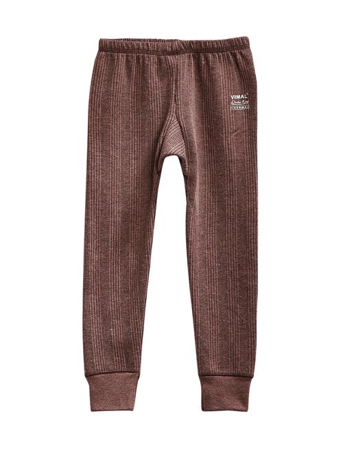 brown cotton blend thermal - 15176733 - Standard Image - 1