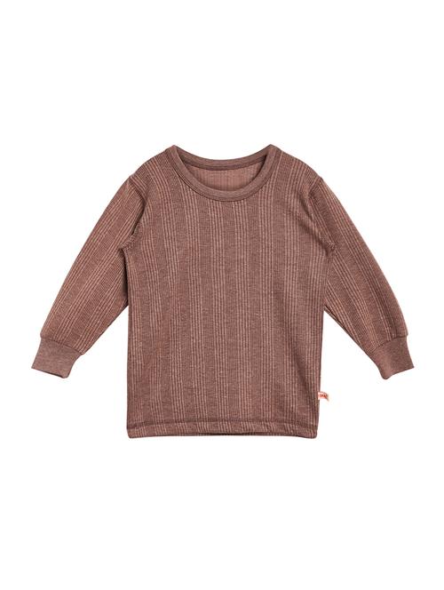brown cotton blend thermal - 15176737 - Standard Image - 1