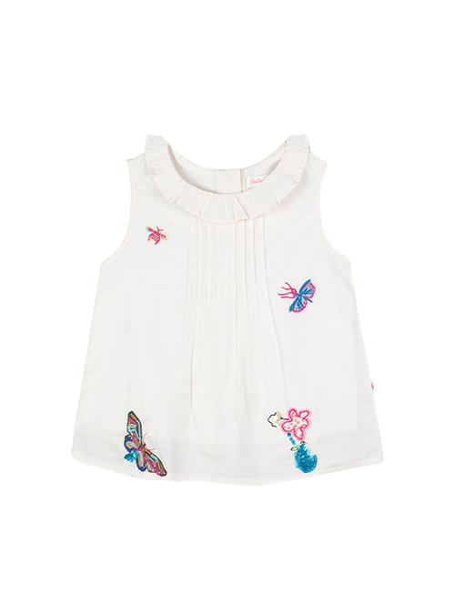 white cotton top - 15177285 - Standard Image - 1