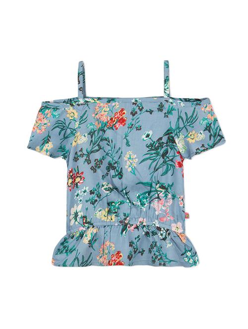 blue rayon top - 15177289 - Standard Image - 1