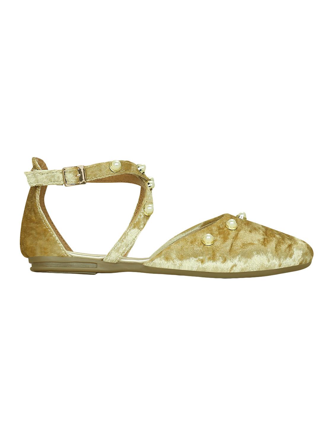 gold closed back sandal - 15177291 - Zoom Image - 2