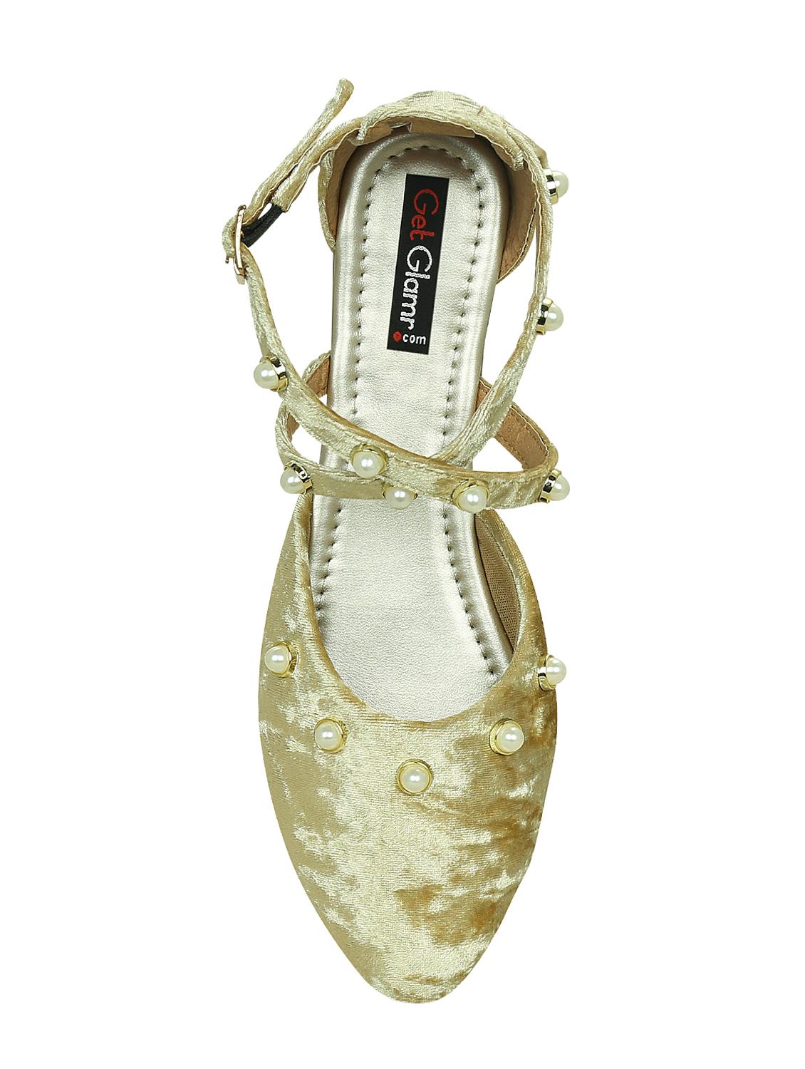 gold closed back sandal - 15177291 - Zoom Image - 4