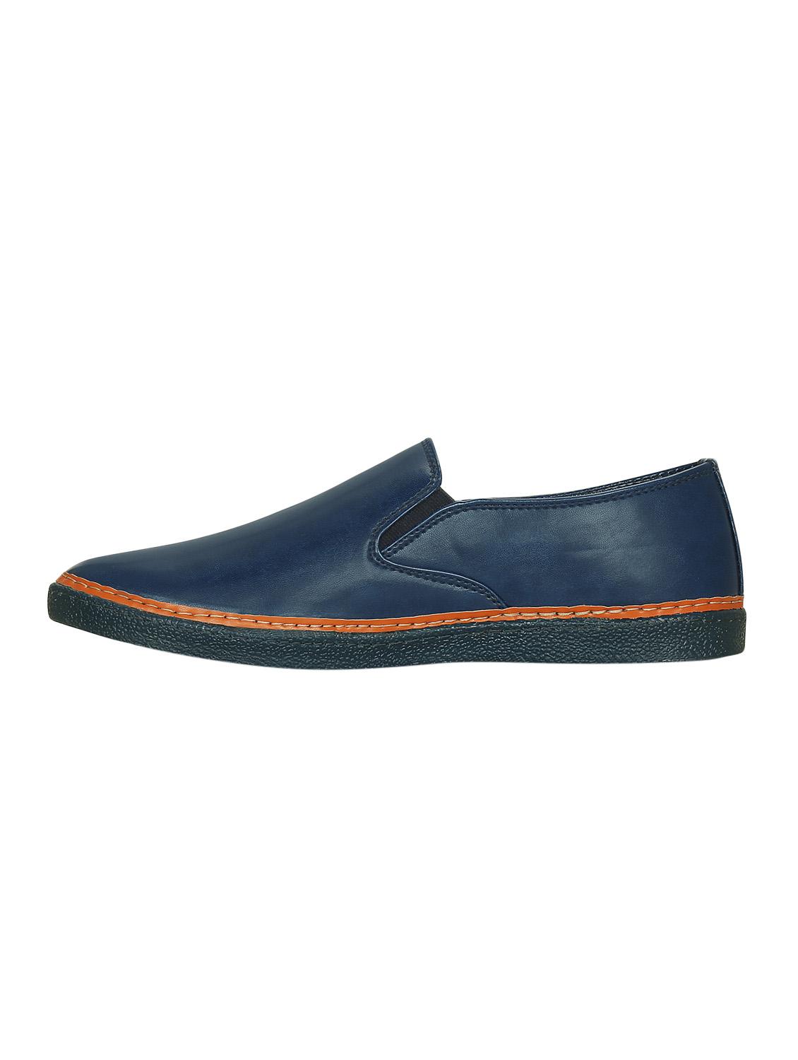 blue leatherette casual slipon - 15177334 - Zoom Image - 2