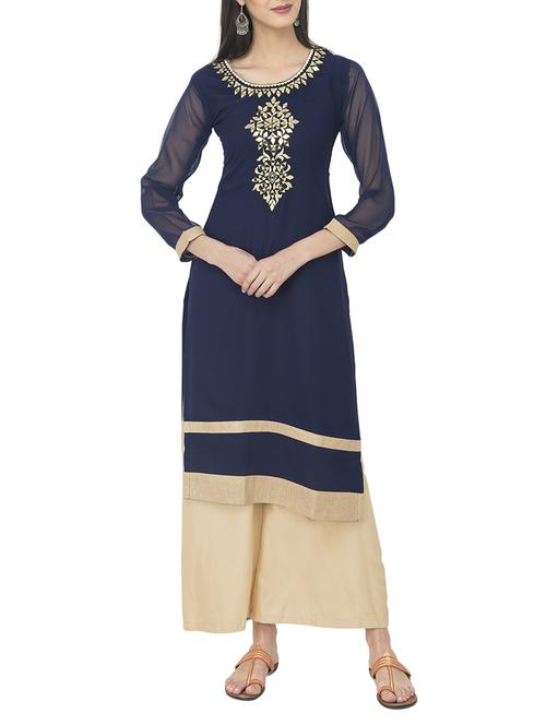 women's straight kurta - 15177986 -  Standard Image - 0