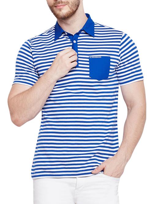 blue cotton pocket t-shirt - 15178448 - Standard Image - 1
