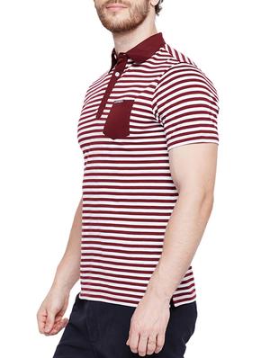 maroon cotton pocket t-shirt - 15178449 - Standard Image - 2