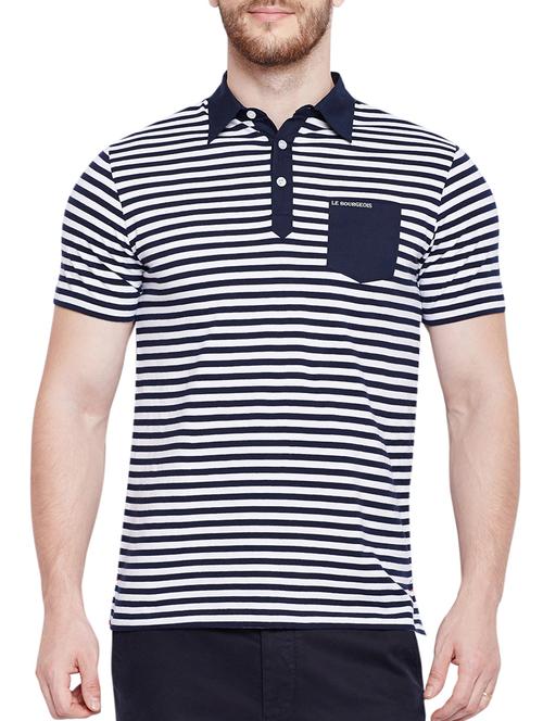 navy blue cotton pocket t-shirt - 15178450 - Standard Image - 1