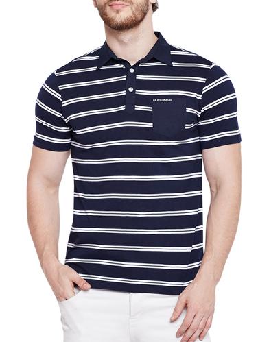 navy blue cotton pocket t-shirt - 15178459 - Very Small Image - 1