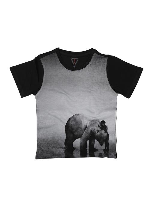 grey cotton blend tshirt - 15178474 - Standard Image - 1