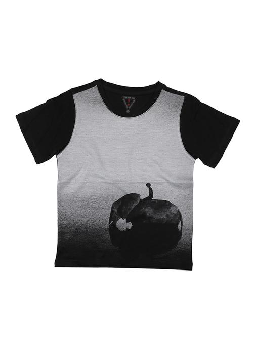 grey cotton blend tshirt - 15178475 - Standard Image - 1