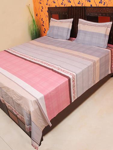 Cotton Double bedsheet with 2 pillow covers - 15178909 - Very Small Image - 1