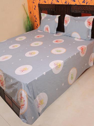 Cotton Double bedsheet with 2 pillow covers - 15178916 - Very Small Image - 1