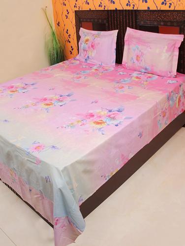 Cotton Double bedsheet with 2 pillow covers - 15178927 - Very Small Image - 1