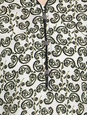 white cotton straight kurti - 15178949 - Standard Image - 5