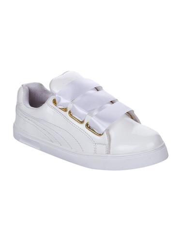 white patent leather laceup sneakers - 15180183 - Very Small Image - 1